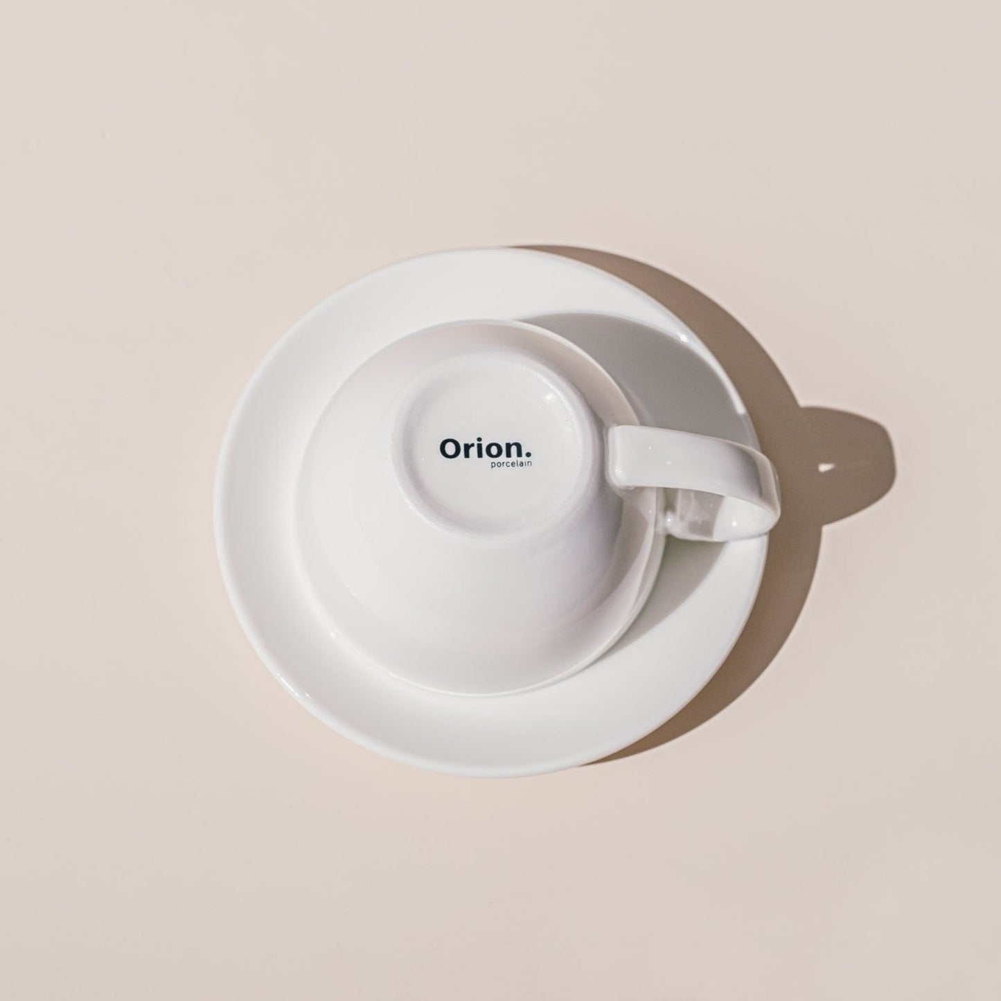 150ml Flat White Egg Cup & Saucer